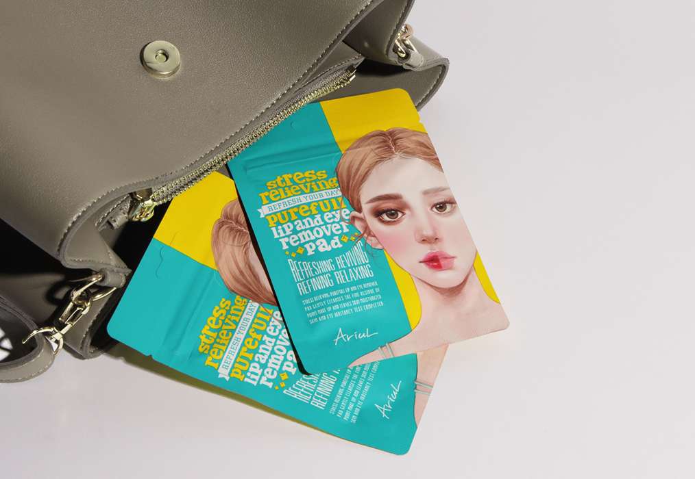 ПЭДЫ ОЧИЩАЮЩИЕ ДЛЯ ГУБ И ГЛАЗ STRESS RELIEVING PUREFULL LIP AND EYE REMOVER PAD 10 шт.