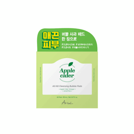 ПЭДЫ ОЧИЩАЮЩИЕ APPLE CIDER ALL KILL CLEANSING BUBBLE PADS 150 мл*60 шт.